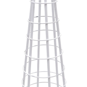 Deko-Baum Weihnachtsbaum Schmuckbaum Weihnachtsdeko Metall 115cm weiss