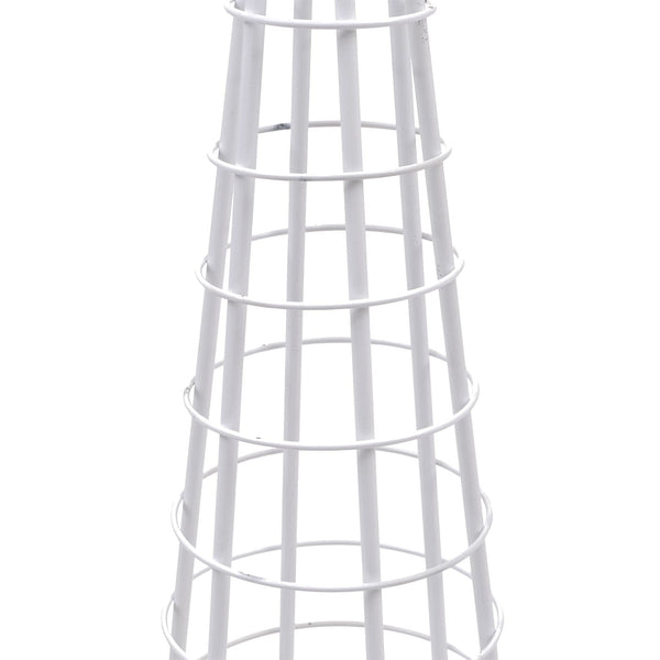 Deko-Baum Weihnachtsbaum Schmuckbaum Weihnachtsdeko Metall 115cm weiss