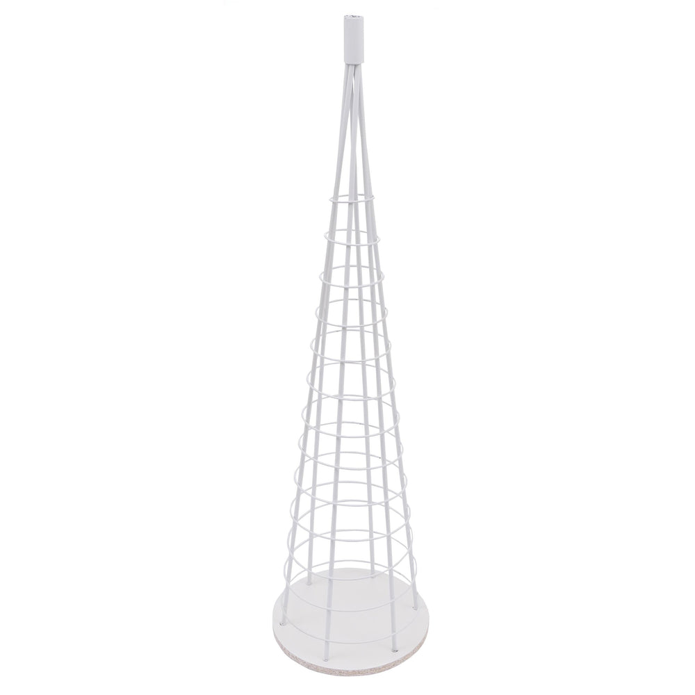 Deko-Baum Weihnachtsbaum Schmuckbaum Weihnachtsdeko Metall 115cm weiss