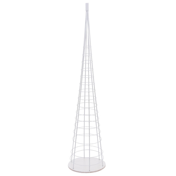 Deko-Baum Weihnachtsbaum Schmuckbaum Weihnachtsdeko Metall 160cm weiss