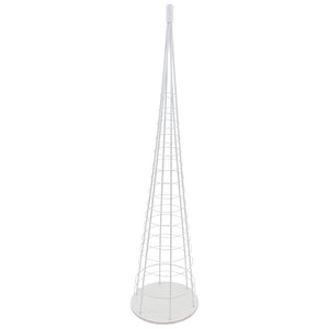Deko-Baum Weihnachtsbaum Schmuckbaum Weihnachtsdeko Metall 160cm weiss