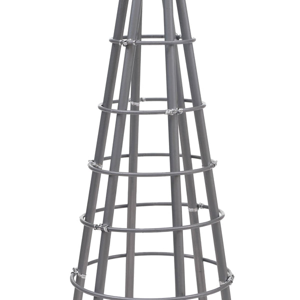 Deko-Baum Weihnachtsbaum Schmuckbaum Weihnachtsdeko Metall 60cm silberfarben