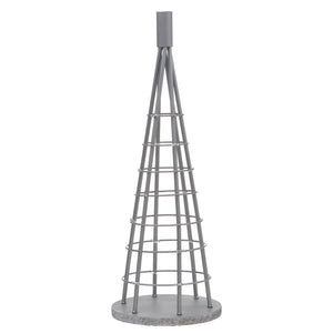 Deko-Baum Weihnachtsbaum Schmuckbaum Weihnachtsdeko Metall 60cm silberfarben