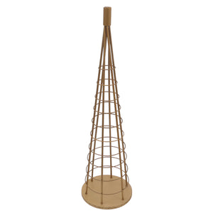 Deko-Baum Weihnachtsbaum Schmuckbaum Weihnachtsdeko Metall 90cm goldfarben