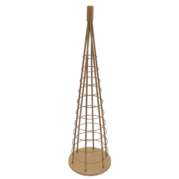 Deko-Baum Weihnachtsbaum Schmuckbaum Weihnachtsdeko Metall 90cm goldfarben