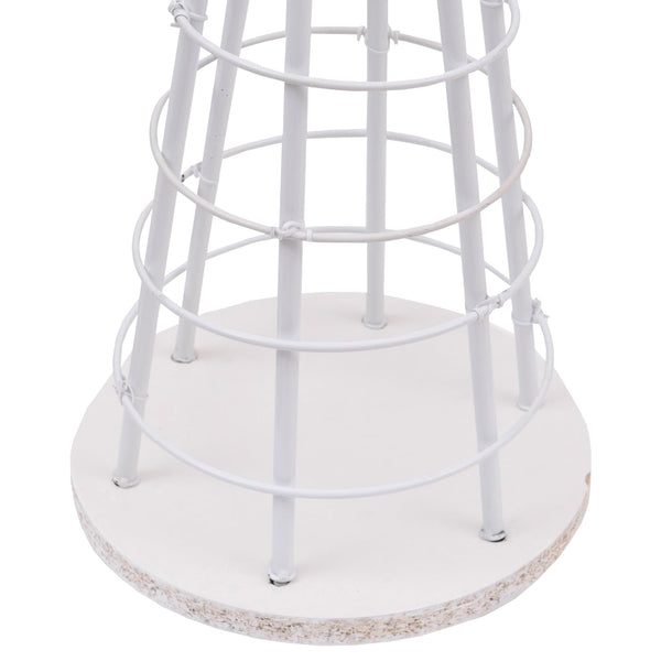 Deko-Baum Weihnachtsbaum Schmuckbaum Weihnachtsdeko Metall 90cm weiss
