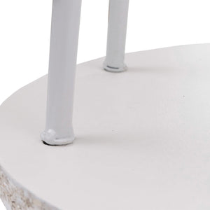 Deko-Baum Weihnachtsbaum Schmuckbaum Weihnachtsdeko Metall 90cm weiss