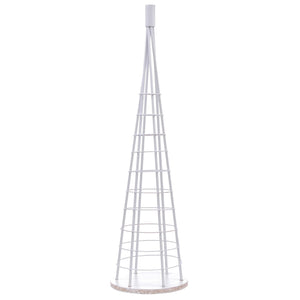 Deko-Baum Weihnachtsbaum Schmuckbaum Weihnachtsdeko Metall 90cm weiss