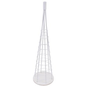 Deko-Baum Weihnachtsbaum Schmuckbaum Weihnachtsdeko Metall 90cm weiss