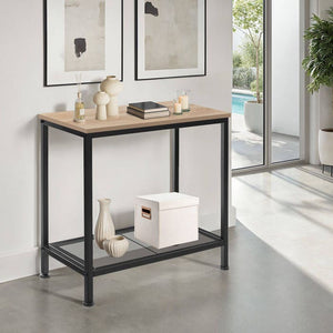Beistelltisch Filton Industrial Holz hell, Eiche Sonoma