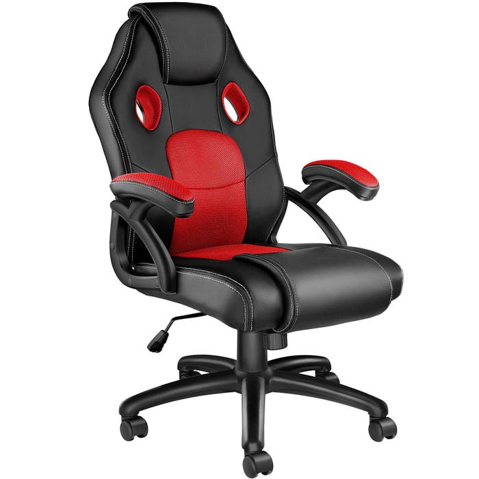 Mike office chair, black/red