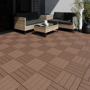 Terrassenfliesen Tegulas braun