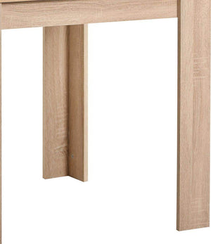 Esstisch mit 2 Stühlen Set 80x80 cm Natur Grau