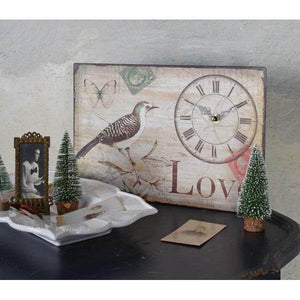 WANDUHR LANDHAUSSTIL UHR SHABBY KÜCHENUHR KINDERUHR