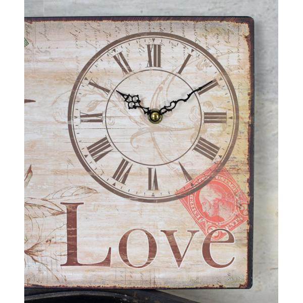 WANDUHR LANDHAUSSTIL UHR SHABBY KÜCHENUHR KINDERUHR