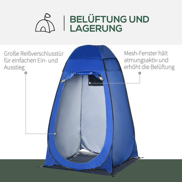 Duschzelt Toilettenzelt Camping Umkleidezelt mit Tragetasche Outdoor