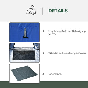 Duschzelt Toilettenzelt Camping Umkleidezelt mit Tragetasche Outdoor