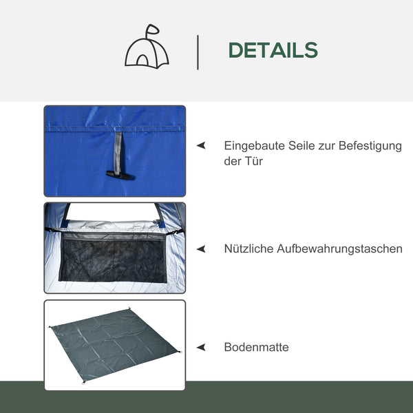 Duschzelt Toilettenzelt Camping Umkleidezelt mit Tragetasche Outdoor