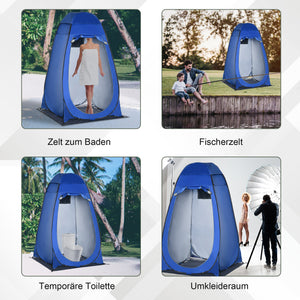 Duschzelt Toilettenzelt Camping Umkleidezelt mit Tragetasche Outdoor