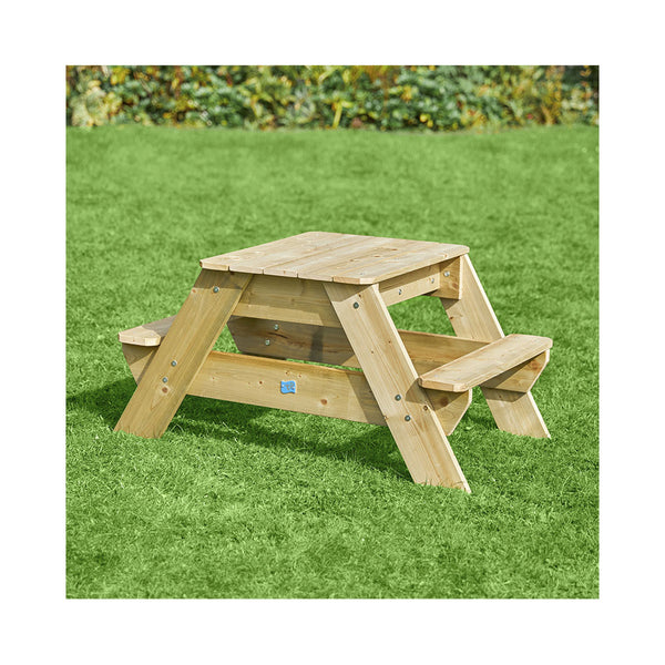 TP TOYS Early Fun Holz Picknick-Tisch & Sandkasten FSC