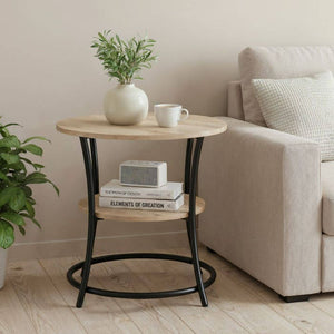 Beistelltisch Saint Louis Industrial Holz hell, Eiche Sonoma