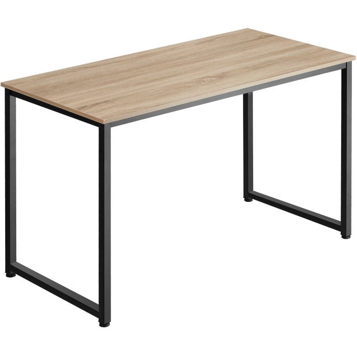 Schreibtisch Flint Industrial Holz hell, Eiche Sonoma 120 cm