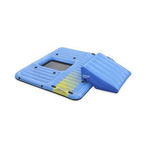 Hydro-Force Badeinsel Summer Slide mit Wasserrrutsche 376 cm x 311 cm