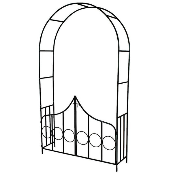 Arco per rose con porta, 240 cm