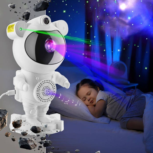 LED-Sternenhimmel-Projektor Astronaut weiss