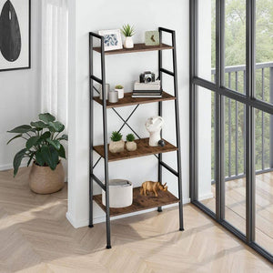 Leiterregal Liverpool 61,5 x 36,5 x 150cm - industrial dunkelbraun