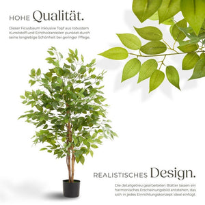Ficus artificiel Fida 120 cm 