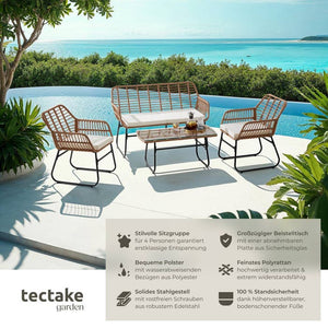 Rattan Sitzgruppe Molfetta XL
