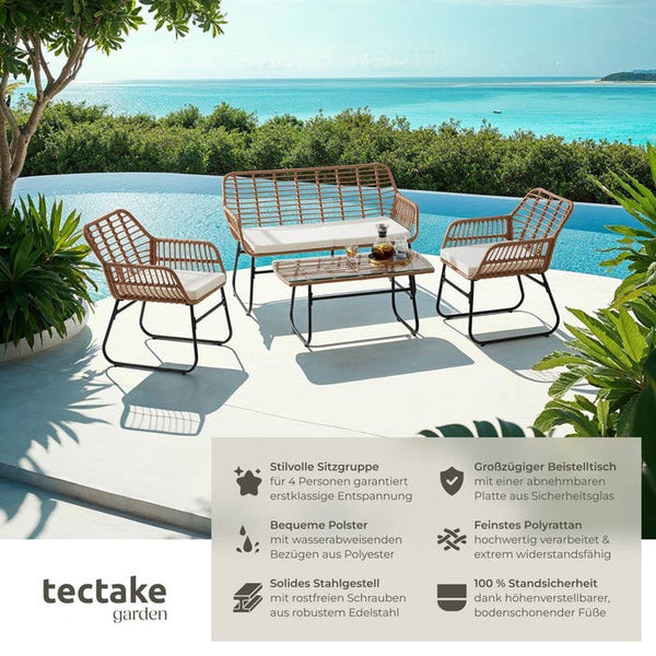 Rattan Sitzgruppe Molfetta XL