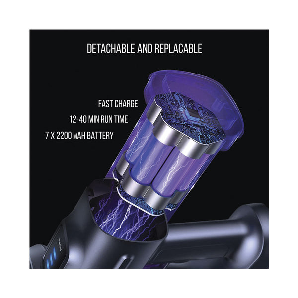 Aspirateur sans fil Berlinger Haus Collection Rose Noire