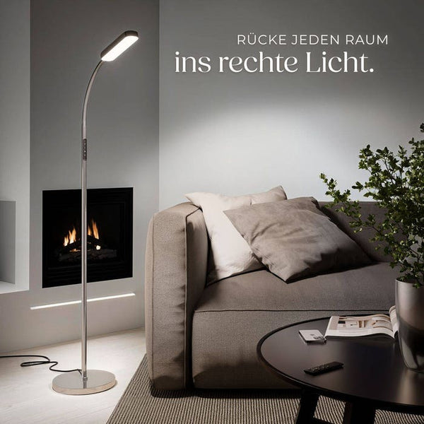 Stehlampe Prisma silber