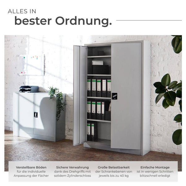 Aktenschrank grau