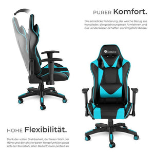 Racing Gaming Chair Twink black/azure 