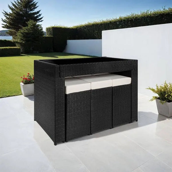 Aluminium Rattan Barset Ibiza