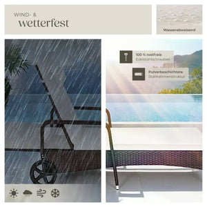 Rattan Sonnenliege
