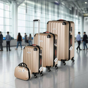 Hartschalenkoffer-Set Cleo champagner