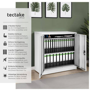 Aktenschrank grau