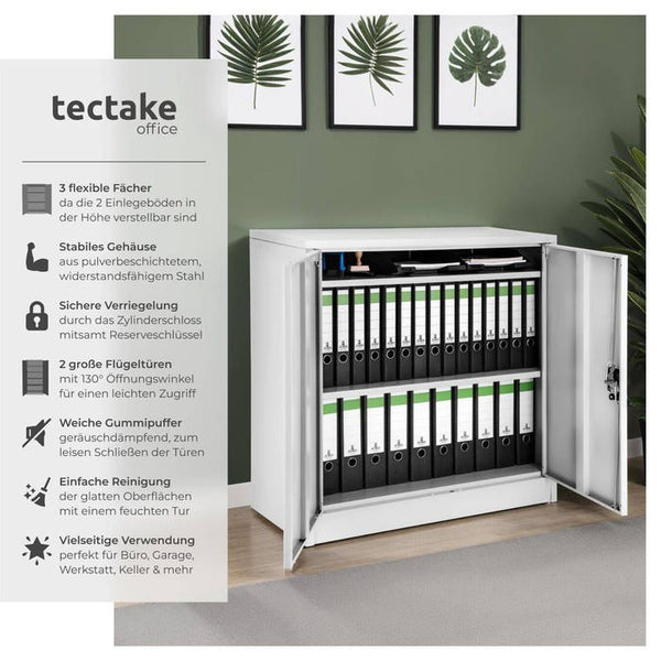 Aktenschrank grau