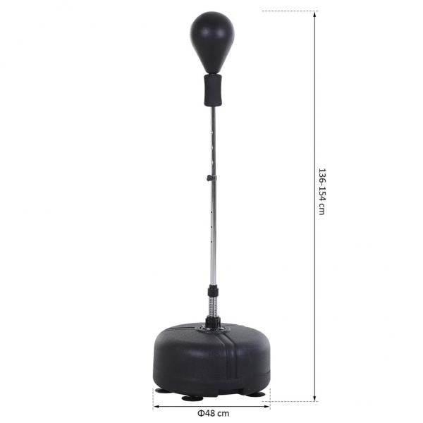 Punchingball Set Boxen Training Set Standboxsack mit Handschuhe höhenverstellbar