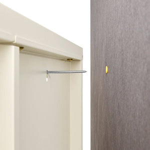 Metallvitrine Baker creme