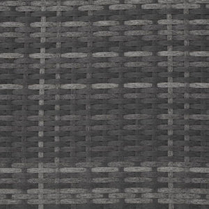 Aluminium Rattan Sitzgruppe Menorca grau