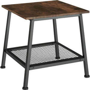 Beistelltisch Bedford Industrial Holz dunkel, rustikal