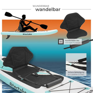Stand-Up Paddle Board Zenon weiß/türkis