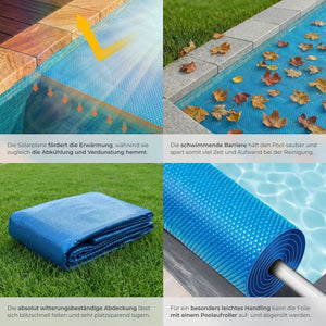 Pool-Solarfolie blau 500 x 1000 cm
