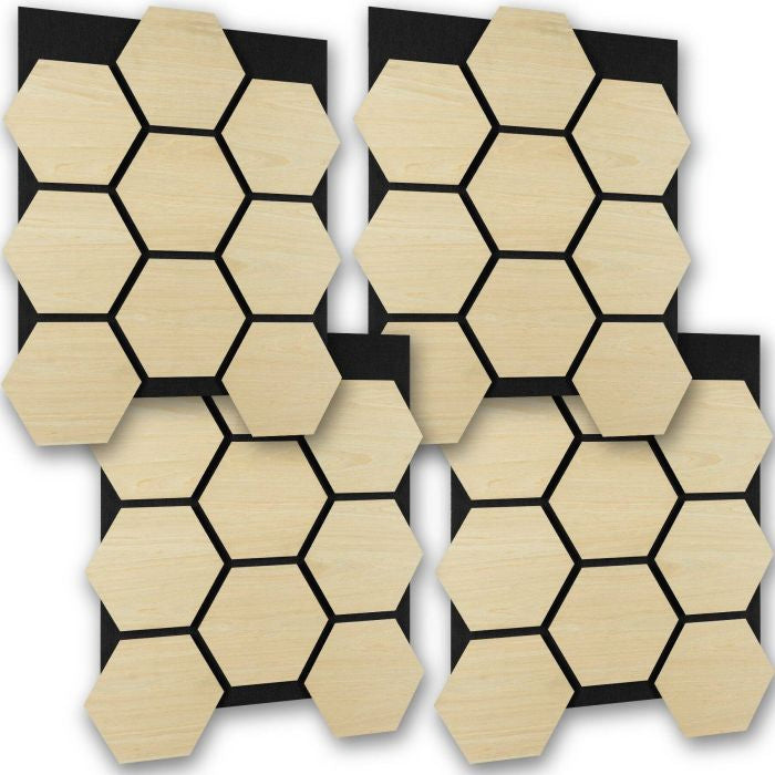 Akustikpaneele Sonic Shield Eiche hell 4er Set