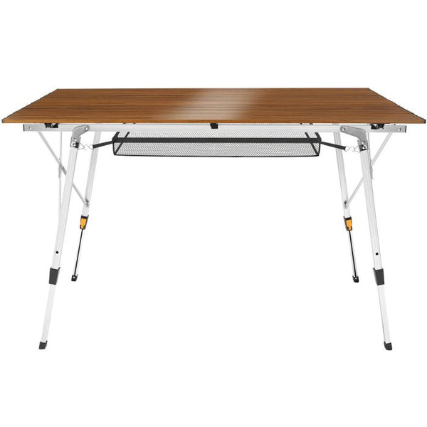 Aluminium Campingtisch Bastian Holzoptik